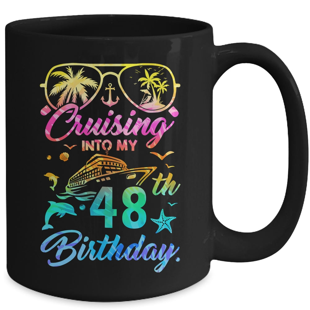 Cruising Into My 48th Birthday Party 48 Years Old Cruise Mug | siriusteestore