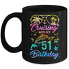 Cruising Into My 51st Birthday Party 51 Years Old Cruise Mug | siriusteestore