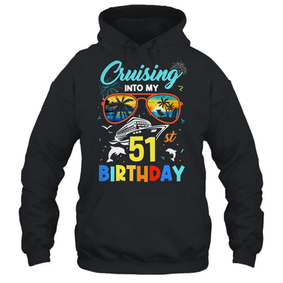 Cruising Into My 51st Birthday Party Cruise 51 Years Old Shirt & Tank Top | siriusteestore