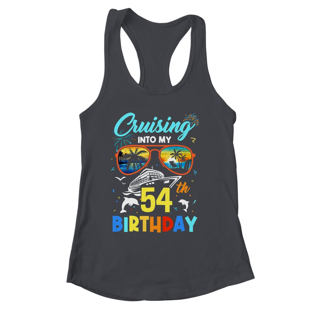 Cruising Into My 54th Birthday Party Cruise 54 Years Old Shirt & Tank Top | siriusteestore