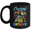 Cruising Into My 55th Birthday Party Cruise 55 Years Old Mug | siriusteestore