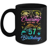 Cruising Into My 57th Birthday Party 57 Years Old Cruise Mug | siriusteestore