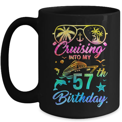 Cruising Into My 57th Birthday Party 57 Years Old Cruise Mug | siriusteestore