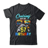 Cruising Into My 57th Birthday Party Cruise 57 Years Old Shirt & Tank Top | siriusteestore