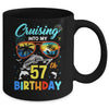 Cruising Into My 57th Birthday Party Cruise 57 Years Old Mug | siriusteestore