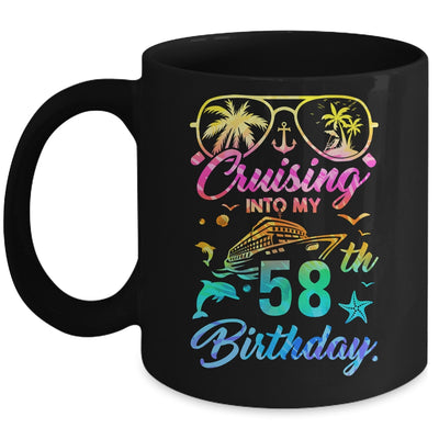 Cruising Into My 58th Birthday Party 58 Years Old Cruise Mug | siriusteestore