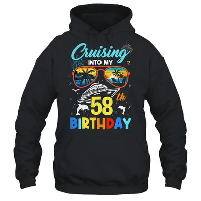 Cruising Into My 58th Birthday Party Cruise 58 Years Old Shirt & Tank Top | siriusteestore