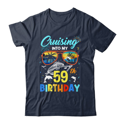 Cruising Into My 59th Birthday Party Cruise 59 Years Old Shirt & Tank Top | siriusteestore