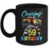 Cruising Into My 59th Birthday Party Cruise 59 Years Old Mug | siriusteestore