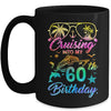 Cruising Into My 60th Birthday Party 60 Years Old Cruise Mug | siriusteestore