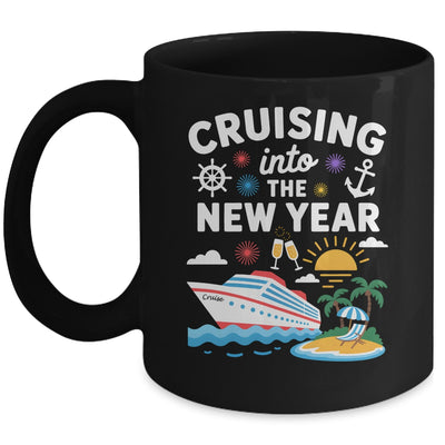 Cruising Into New Year 2026 Match Family Vacation Cruise Mug | siriusteestore