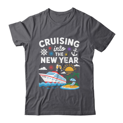 Cruising Into New Year 2026 Match Family Vacation Cruise Shirt & Hoodie | siriusteestore