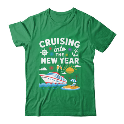 Cruising Into New Year 2026 Match Family Vacation Cruise Shirt & Hoodie | siriusteestore