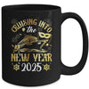 Cruising Into The New Year 2025 Family New Year Trip 2025 Mug | siriusteestore