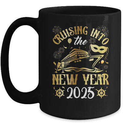 Cruising Into The New Year 2025 Family New Year Trip 2025 Mug | siriusteestore