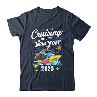 Cruising Into The New Year 2025 Family Vacation Holiday Shirt & Sweatshirt | siriusteestore