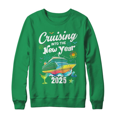 Cruising Into The New Year 2025 Family Vacation Holiday Shirt & Sweatshirt | siriusteestore