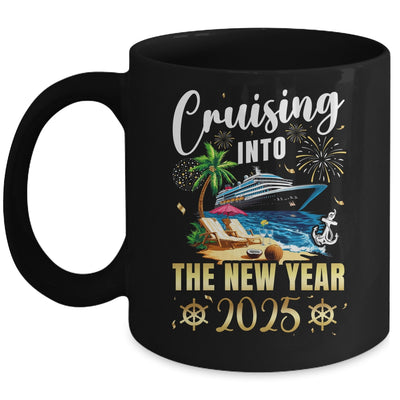 Cruising Into The New Year 2025 Family Vacation Matching Mug | siriusteestore