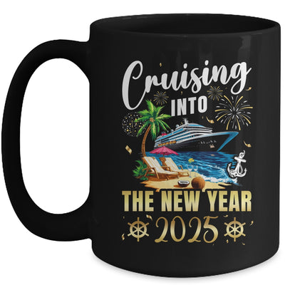 Cruising Into The New Year 2025 Family Vacation Matching Mug | siriusteestore