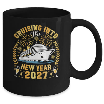 Cruising Into The New Year 2027 Family Trip Happy New Year Mug | siriusteestore