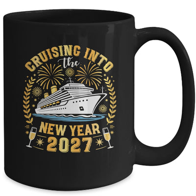 Cruising Into The New Year 2027 Family Trip Happy New Year Mug | siriusteestore
