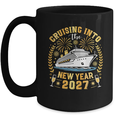 Cruising Into The New Year 2027 Family Trip Happy New Year Mug | siriusteestore