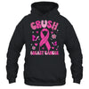 Crush Breast Cancer Awareness Month Pink Ribbon Groovy Shirt & Hoodie | siriusteestore