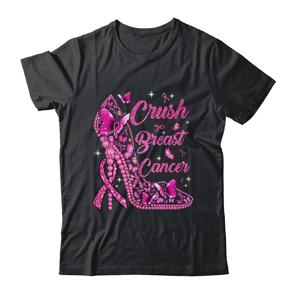 Crush Breast Cancer Awareness Month Pink Ribbon In October Shirt & Hoodie | siriusteestore