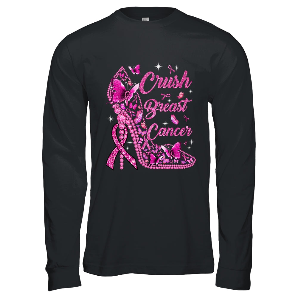 Crush Breast Cancer Awareness Month Pink Ribbon In October Shirt & Hoodie | siriusteestore