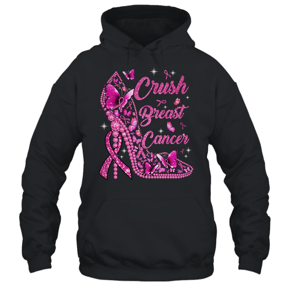 Crush Breast Cancer Awareness Month Pink Ribbon In October Shirt & Hoodie | siriusteestore
