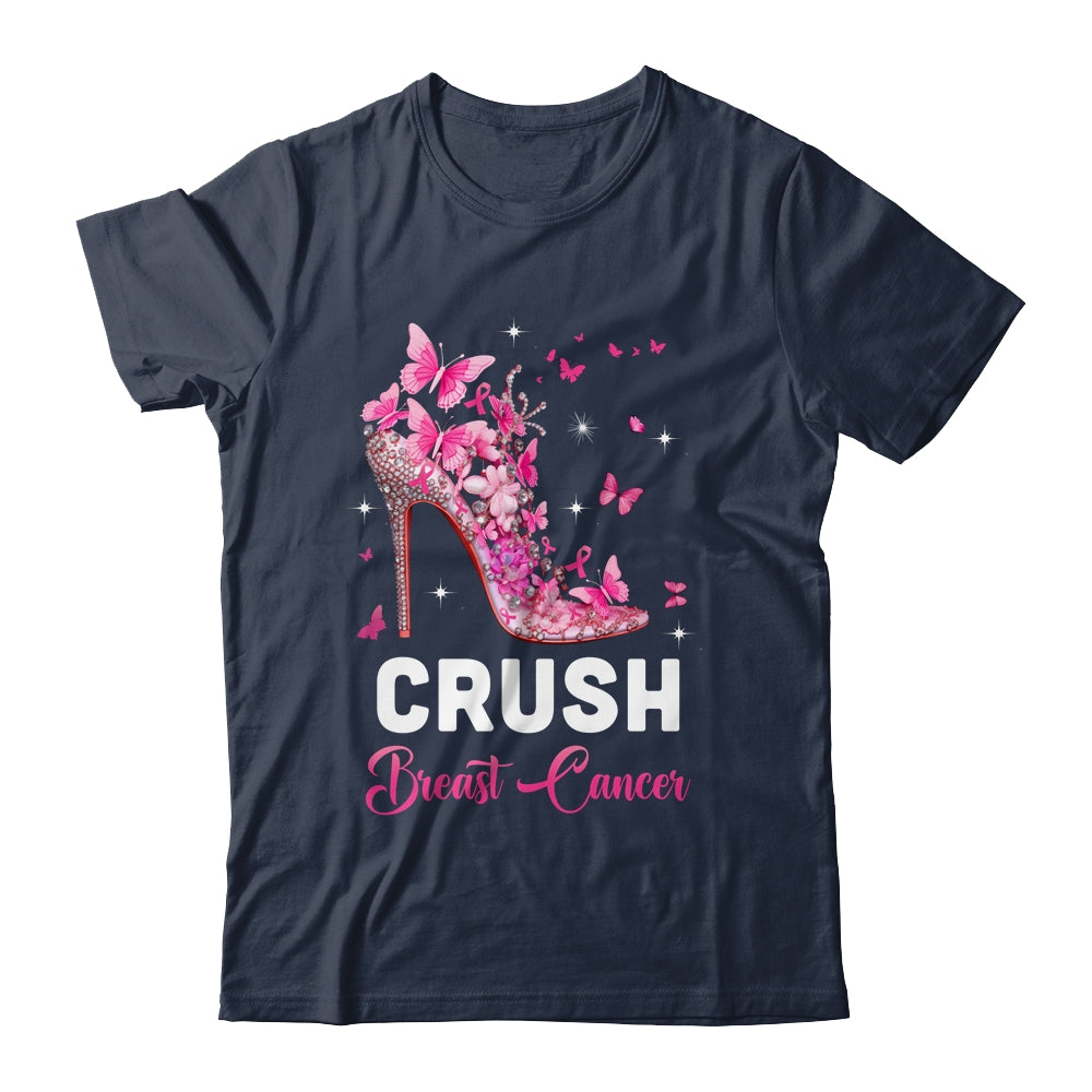 Crush Breast Cancer Awareness Pink Ribbon For Women Shirt & Tank Top | siriusteestore