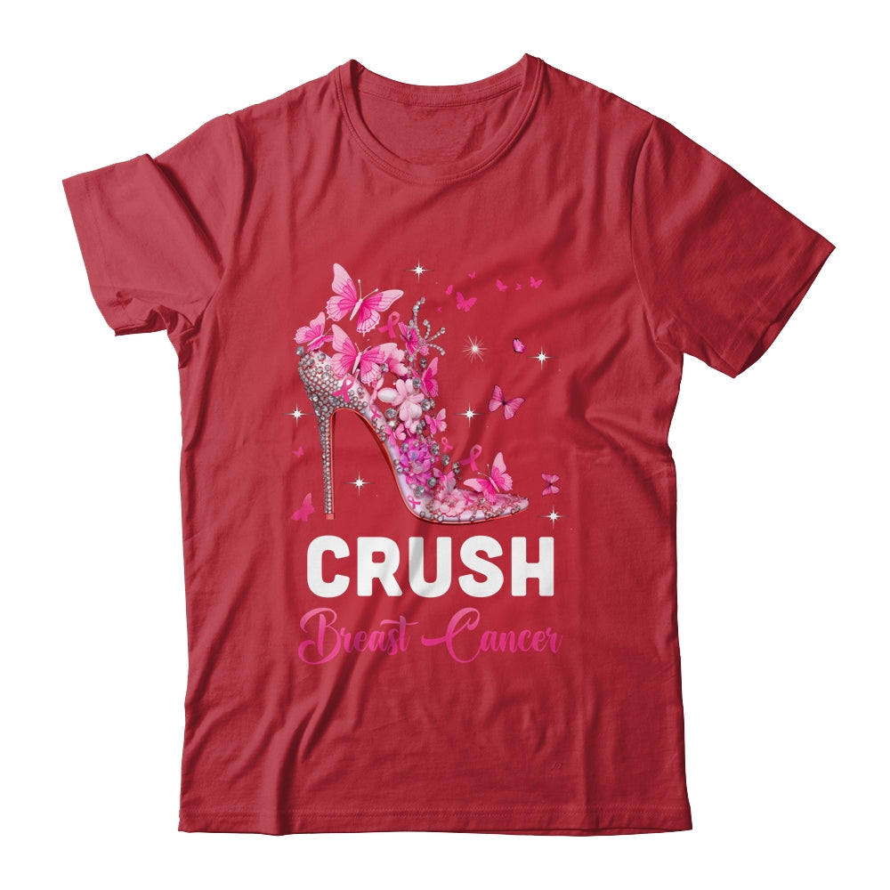 Crush Breast Cancer Awareness Pink Ribbon For Women Shirt & Tank Top | siriusteestore