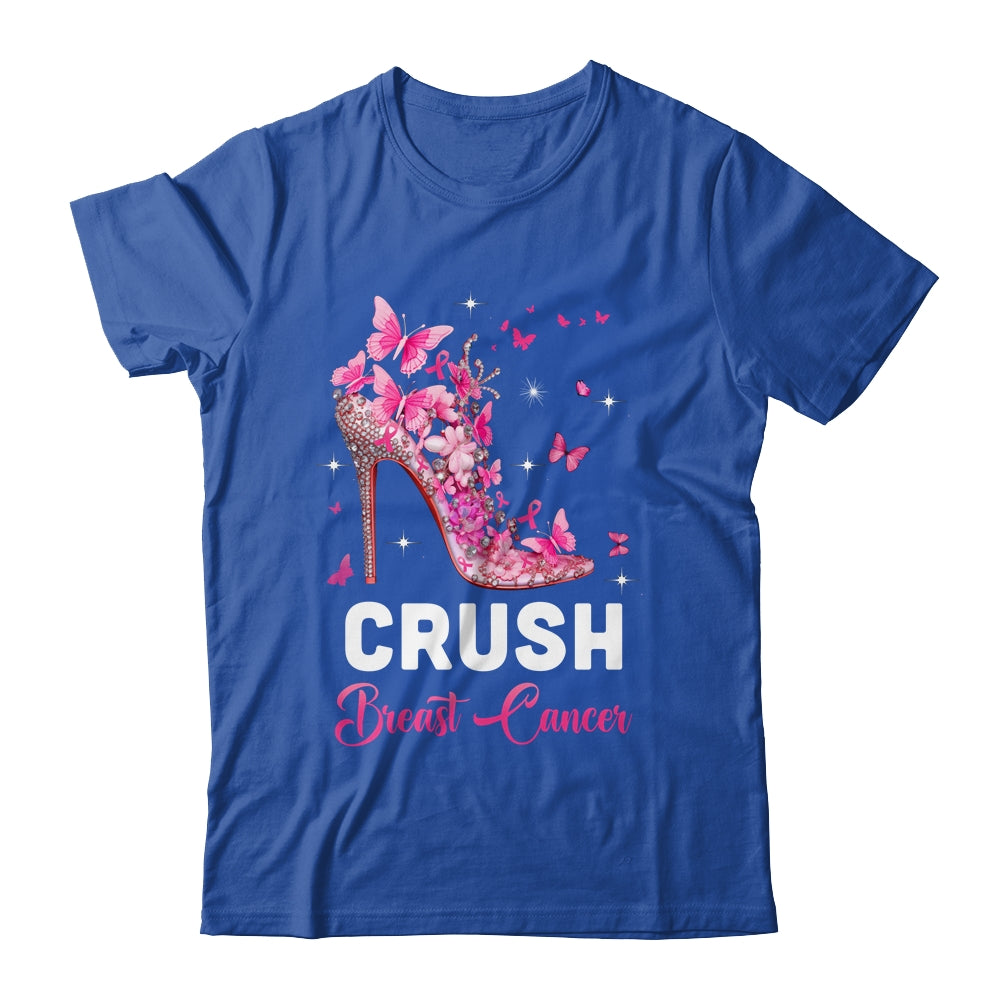 Crush Breast Cancer Awareness Pink Ribbon For Women Shirt & Tank Top | siriusteestore