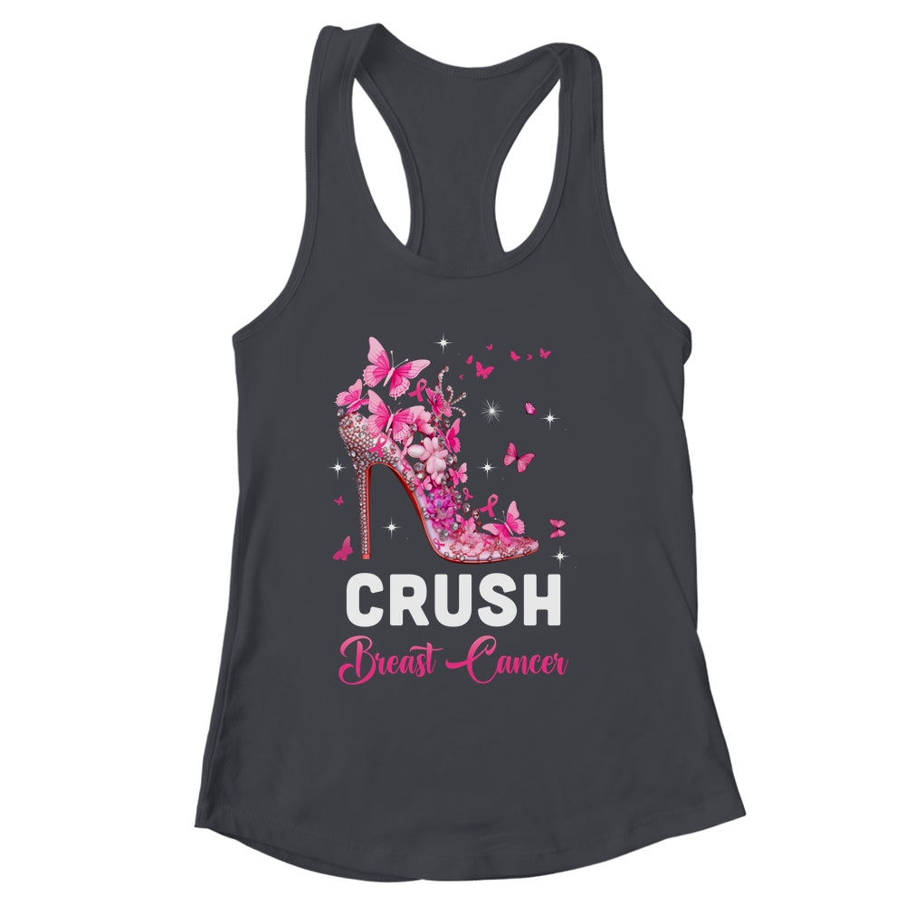 Crush Breast Cancer Awareness Pink Ribbon For Women Shirt & Tank Top | siriusteestore