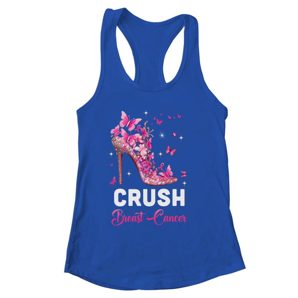 Crush Breast Cancer Awareness Pink Ribbon For Women Shirt & Tank Top | siriusteestore