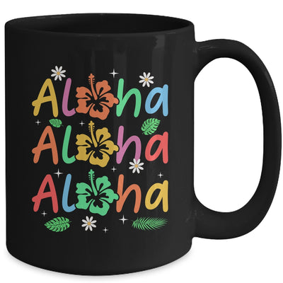 Cute Aloha Hawaiian Summer Vacation Hibiscus Women Kids Girl Mug | siriusteestore