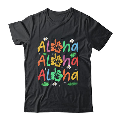 Cute Aloha Hawaiian Summer Vacation Hibiscus Women Kids Girl Shirt & Tank Top | siriusteestore