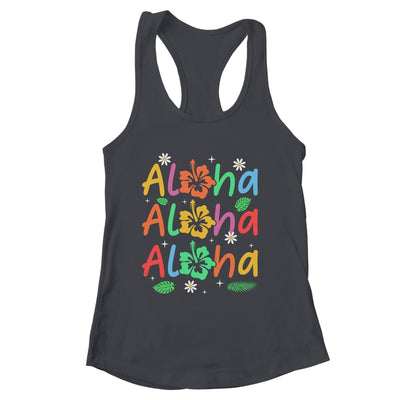 Cute Aloha Hawaiian Summer Vacation Hibiscus Women Kids Girl Shirt & Tank Top | siriusteestore