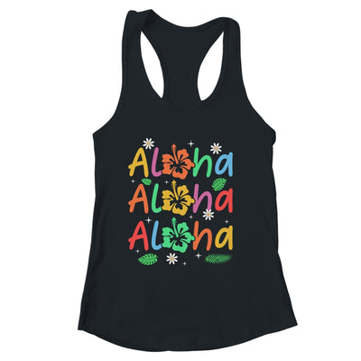 Cute Aloha Hawaiian Summer Vacation Hibiscus Women Kids Girl Shirt & Tank Top | siriusteestore