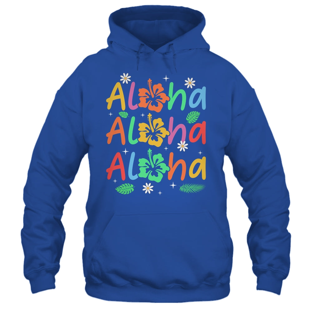 Cute Aloha Hawaiian Summer Vacation Hibiscus Women Kids Girl Shirt & Tank Top | siriusteestore