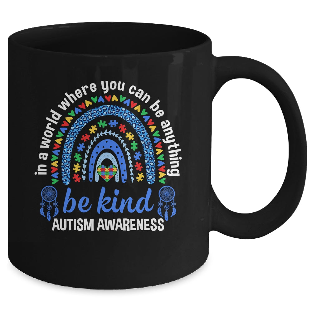 Cute Autism Mom Women Men Autism Awareness Be Kind Support Mug | siriusteestore
