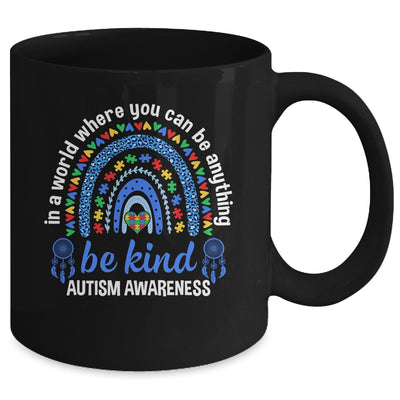 Cute Autism Mom Women Men Autism Awareness Be Kind Support Mug | siriusteestore