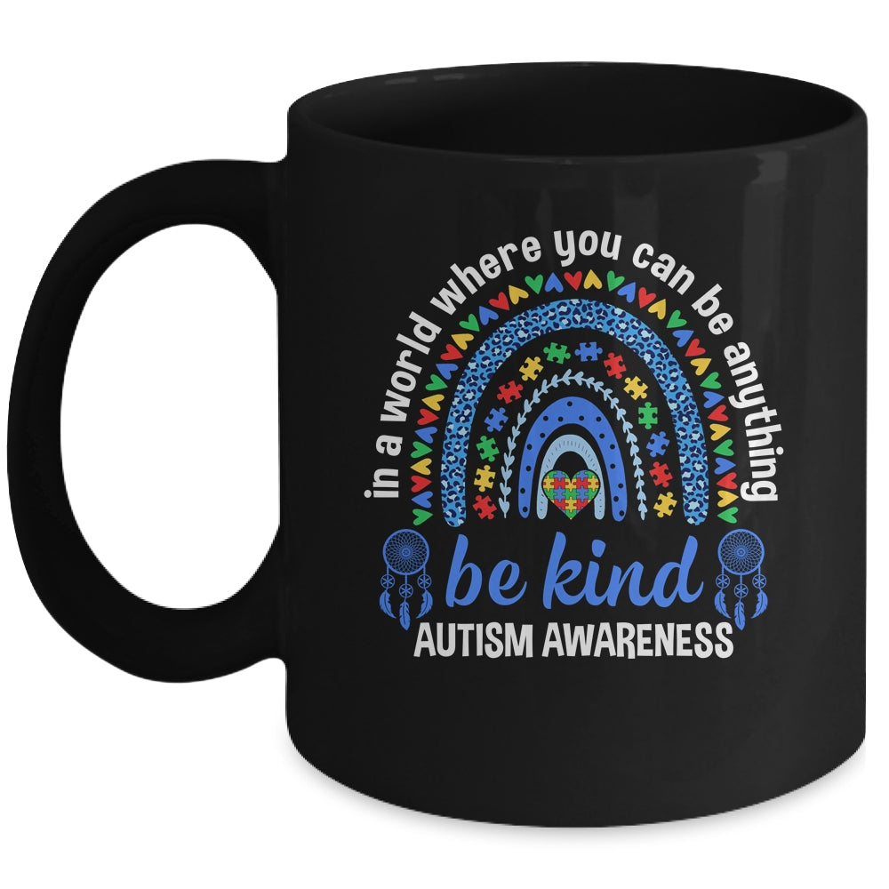 Cute Autism Mom Women Men Autism Awareness Be Kind Support Mug | siriusteestore
