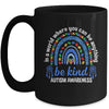 Cute Autism Mom Women Men Autism Awareness Be Kind Support Mug | siriusteestore
