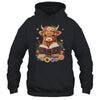Cute Baby Highland Cow Reading Book Lover Bookworm Girls Shirt & Tank Top | siriusteestore
