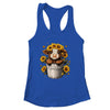 Cute Baby Highland Cow With Sunflowers In Bucket Women Girls Shirt & Tank Top | siriusteestore