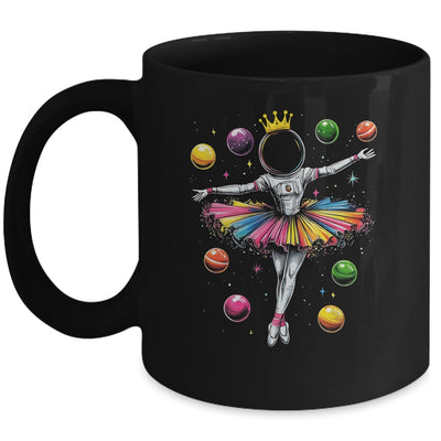 Cute Ballerina Girl Space Astronaut Design Ballet Dance Mug | siriusteestore