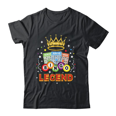 Cute Bingo Legend For Men Women Bingo Lovers Casino Players Shirt & Tank Top | siriusteestore