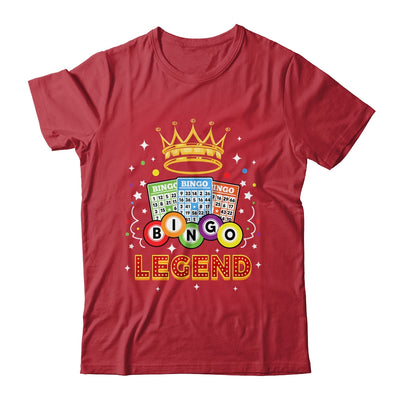 Cute Bingo Legend For Men Women Bingo Lovers Casino Players Shirt & Tank Top | siriusteestore