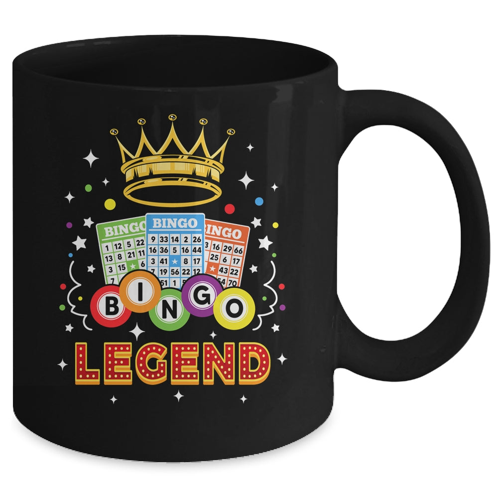 Cute Bingo Legend For Men Women Bingo Lovers Casino Players Mug | siriusteestore